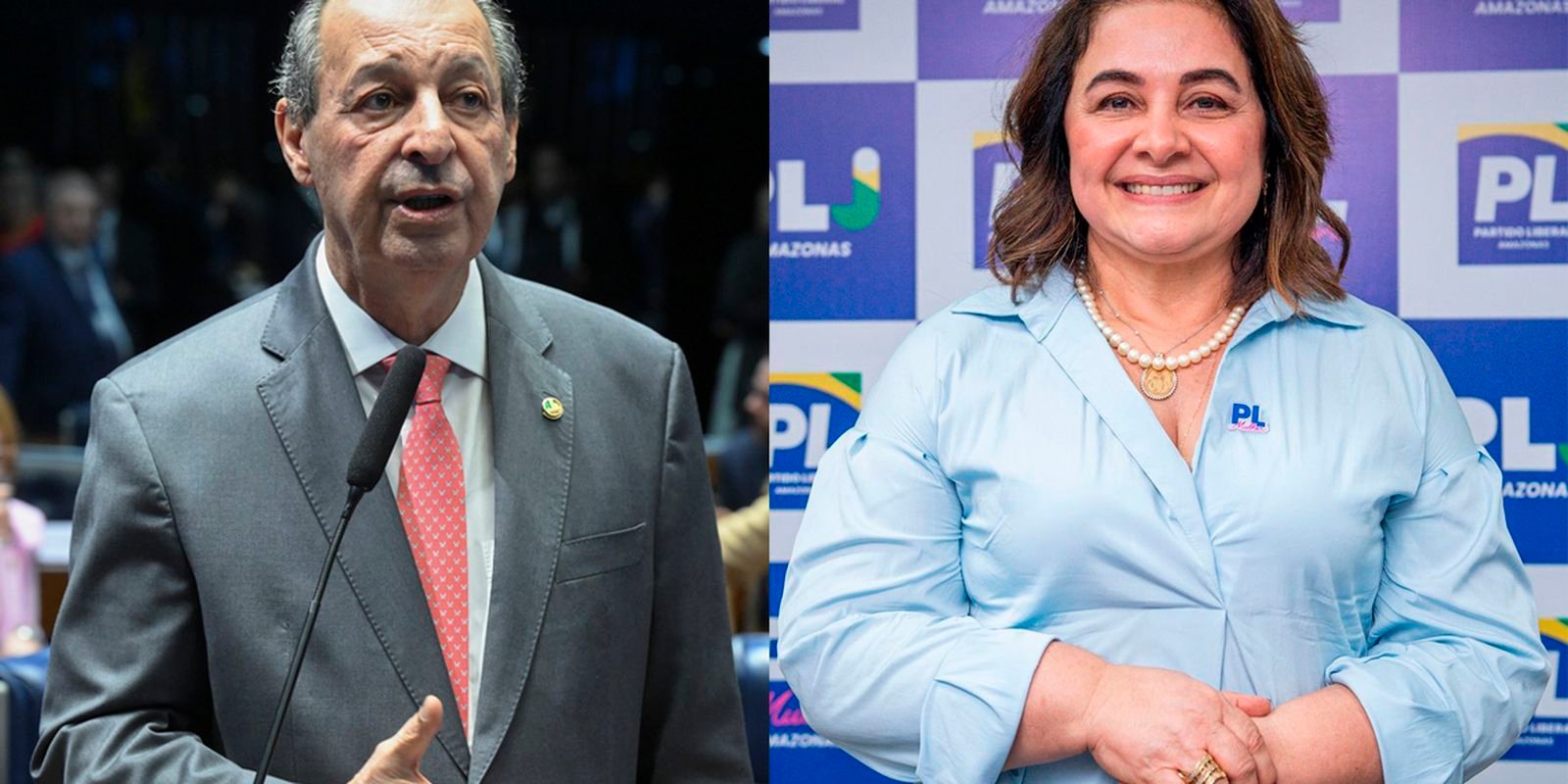 No Amazonas, eleitores vão escolher entre Aziz e Maria do Carmo